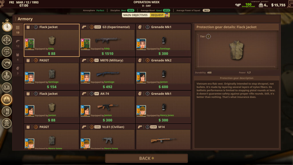 Private-Military-Manager-Tactical-Auto-Battler4-1024x576 民間軍事企業のCEOは大忙し? - 『Private Military Manager: Tactical Auto Battler』でPMC経営シミュレーション 戦略的に傭兵を雇用しよう