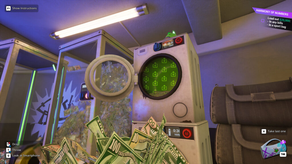 Cash-Cleaner-Simulator1-1024x576 これが本当の資金洗浄?! - 『Cash Cleaner Simulator』洗濯機や乾燥機を使って汚れたお金を物理的にキレイにしよう!