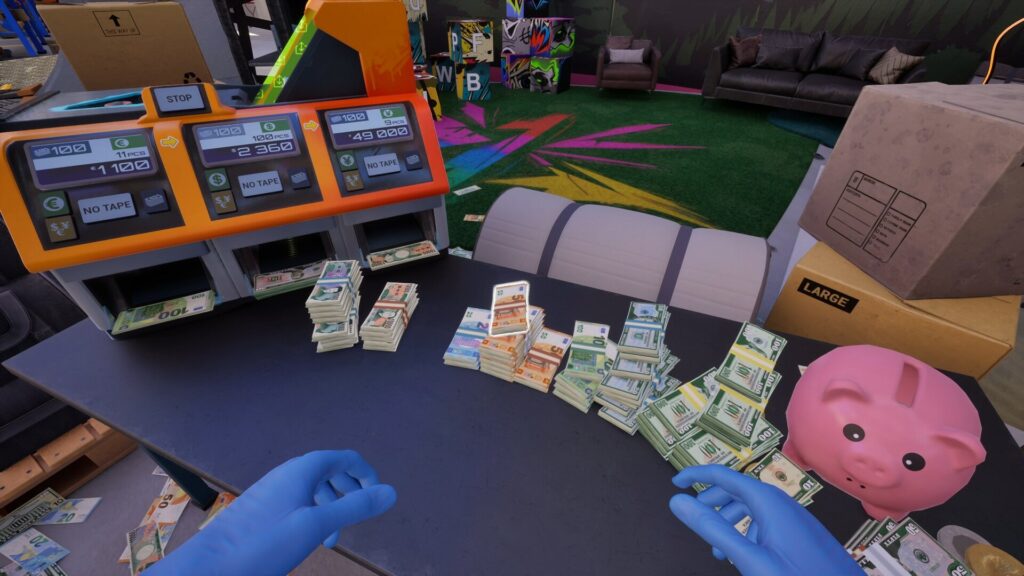 Cash-Cleaner-Simulator2-1024x576 これが本当の資金洗浄?! - 『Cash Cleaner Simulator』洗濯機や乾燥機を使って汚れたお金を物理的にキレイにしよう!