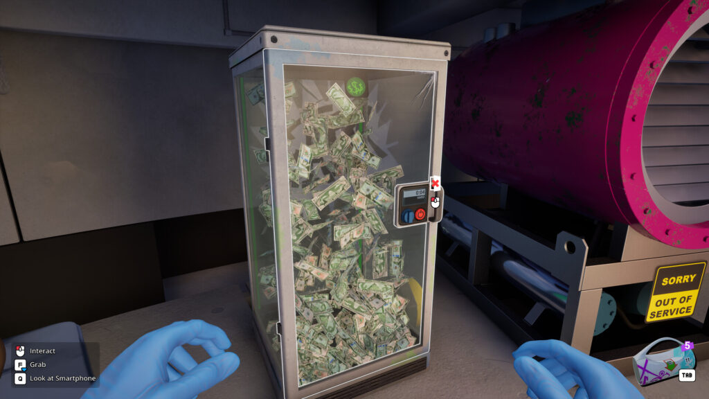 Cash-Cleaner-Simulator4-1024x576 これが本当の資金洗浄?! - 『Cash Cleaner Simulator』洗濯機や乾燥機を使って汚れたお金を物理的にキレイにしよう!