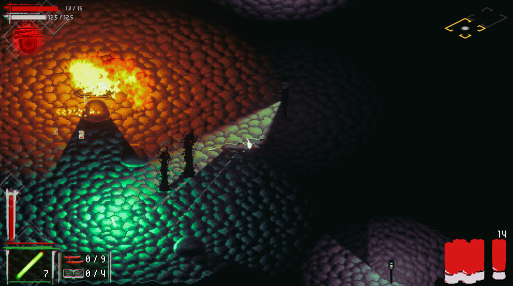 Risk-the-Dark1-1024x572 モンスターが潜む暗い洞窟からの脱出を目指すトップダウンアクションローグライト - 『Risk the Dark』孤立した生存者として、様々な武器やアクションを駆使しながら道を照らし、闇の脅威に立ち向かう