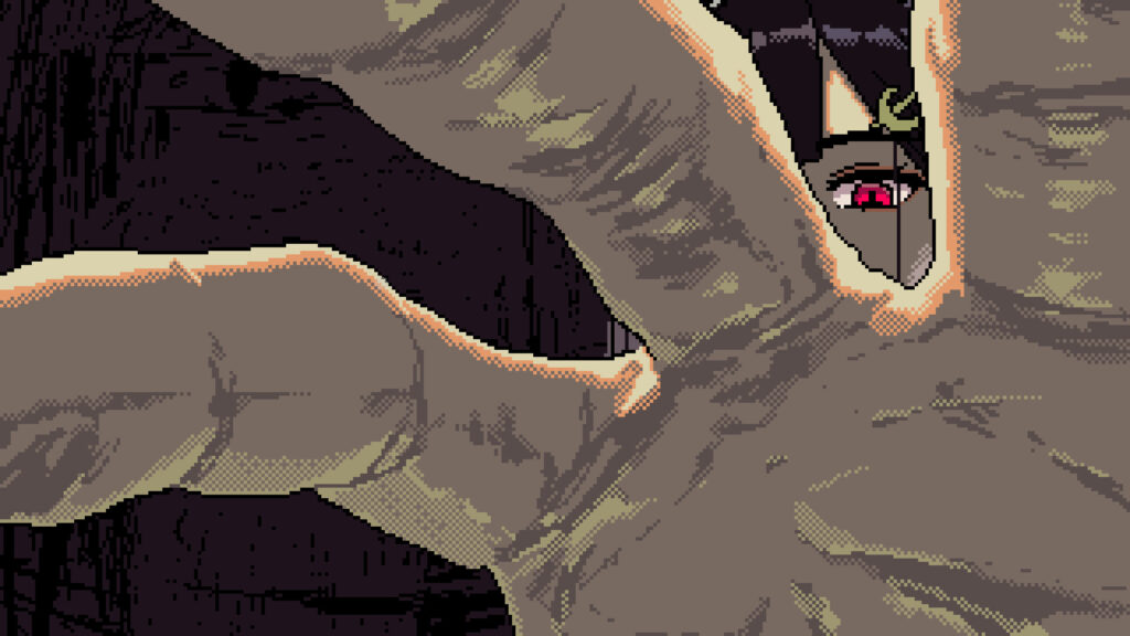 SAEKO-Giantess-Dating-Sim4-1024x576 目を覚ますと、巨大な少女があなたを見下ろしていた - 『SAEKO: Giantess Dating Sim』前衛的なアートと残酷ながら魅惑的なストーリーが交錯する、冴子と小人たちの運命を体験せよ