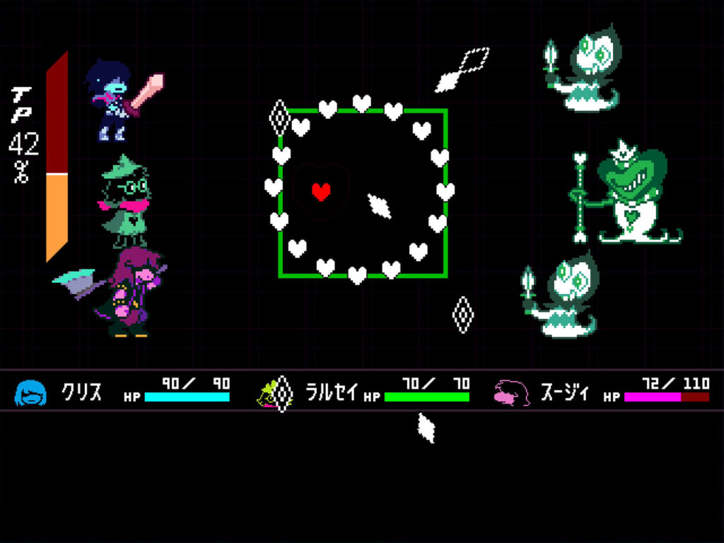 DELTARUNE1-1024x768 戦うか敵を逃がすかを選択できるアクション満載のバトル - 『DELTARUNE』名作「UNDERTALE」のパラレルストーリー