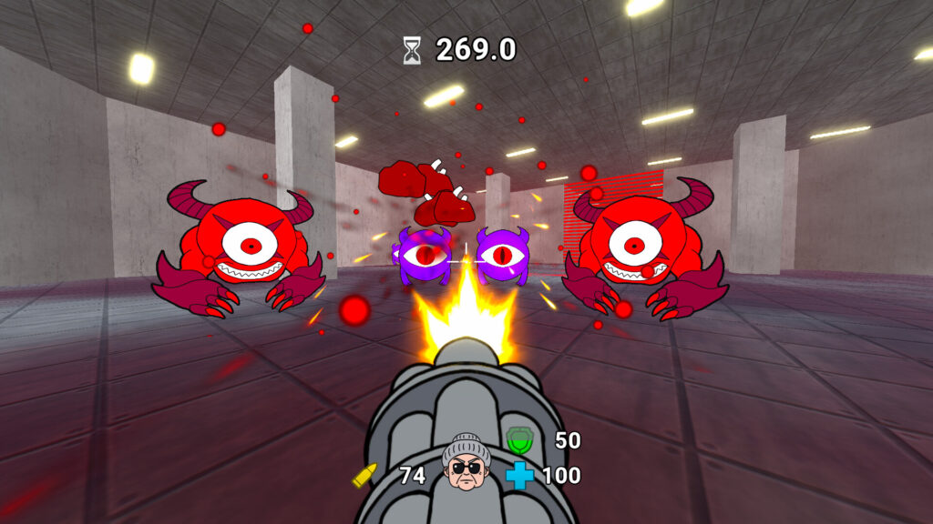 Boomer-Grandma-ブーマーグランマ2-1024x576 孫のために、グランマは地獄を血の海に変える - 『Boomer Grandma / ブーマーグランマ』ブーマーグランマのブーマーシューター