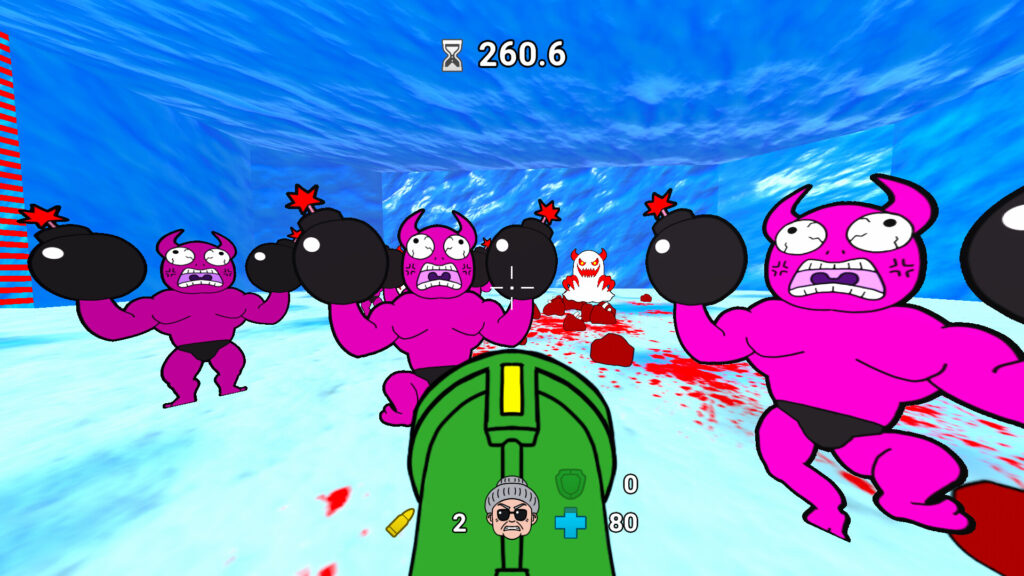 Boomer-Grandma-ブーマーグランマ4-1024x576 孫のために、グランマは地獄を血の海に変える - 『Boomer Grandma / ブーマーグランマ』ブーマーグランマのブーマーシューター