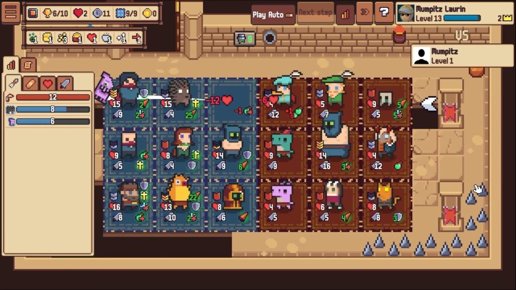 オートナイト団1-1024x576 3×3の盤上で繰り広げる知略の戦い - 『オートナイト団』PvP特化型のオートバトラー